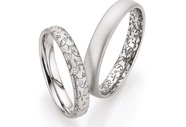Eheringe aus Platin